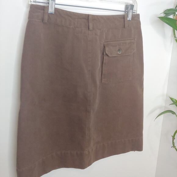 Searle Vintage Brown Utility Cargo Skirt, 4 - Picture 7 of 10